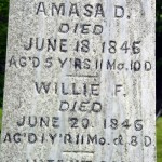Amasa D. and Willie F. Mathews gravestone