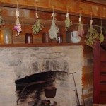 Fireplace in BF Bird cabin, Nauvoo