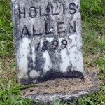 Hollis Allen gravestone