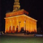 Nauvoo Temple at night